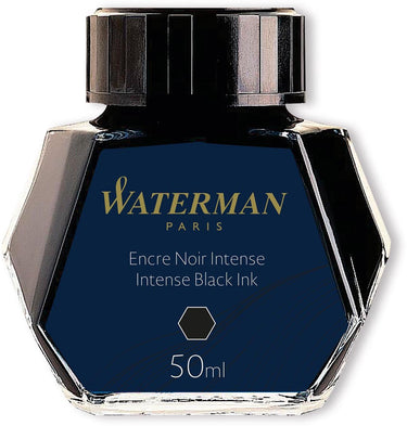 Waterman -vulpeninkt | intense black | inktpot van 50 ml