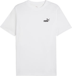 Puma ess small no. 1 logo tee unisex t-shirt - white