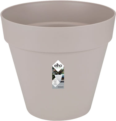 Elho loft urban rond 50 - bloempot voor buiten - ø 48.5 x h 44.5 cm - warm grijs