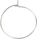 Creativ company cc oorbellen rond 20 mm zilver 8 stuks