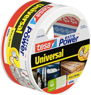 Tesa universal 56348-00005-05 textieltape extra power wit (l x b) 10 m x 50 mm 1 stuk(s)