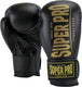 Super pro combat gear champ se (kick)bokshandschoenen zwart goud 8oz