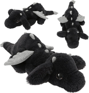 Depesche - snukis knuffel draak - zwart