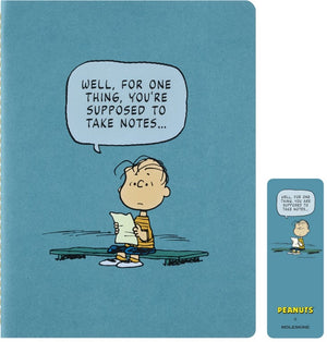 Moleskine limited edition - peanuts - cahier schrift - xl (18x25cm) gelinieerd - linus