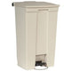Prullenbak rubbermaid 561160 rood 68,1 l