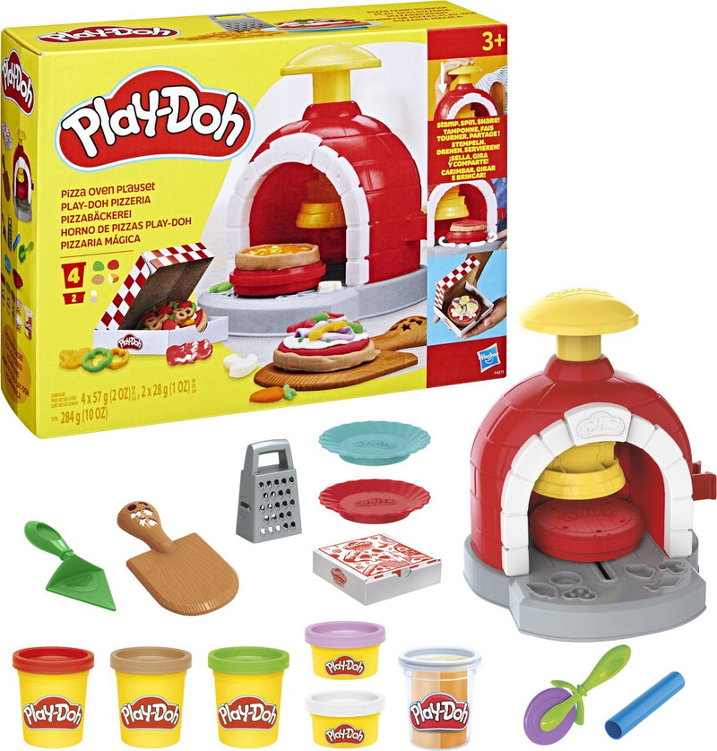 Afbeelding laden in galerijviewer, Play-doh stempelen en draaien - pizza speelset

