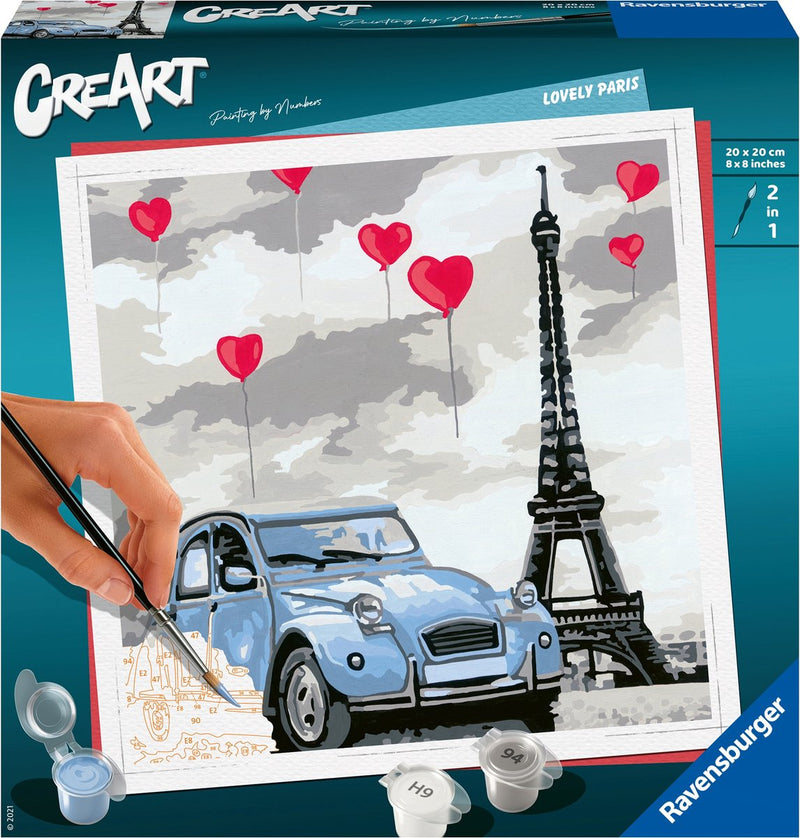 Afbeelding laden in galerijviewer, Ravensburger schilderen op nummer ravensburger creart schilderen op nummer - paris
