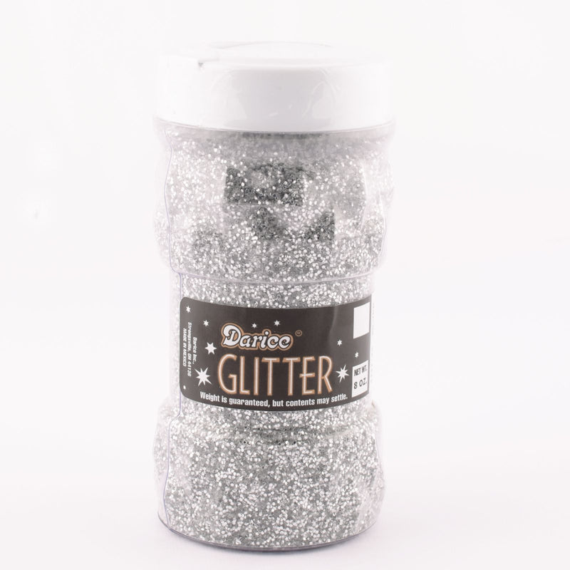 Afbeelding laden in galerijviewer, Darice • glitter pot 235 gram zilver
