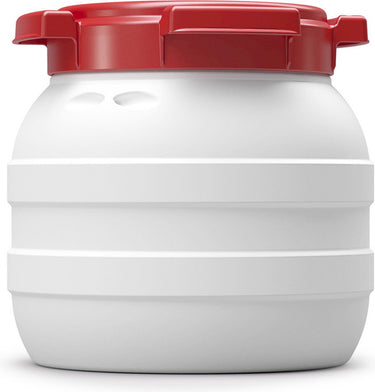 Curtec waterkluisje - 3.6 liter - water- en luchtdicht - wit rood