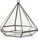 Ancient wisdom glazen terrarium - grote diamant