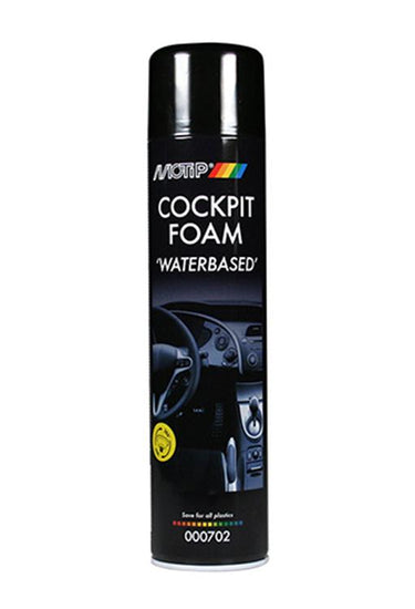 Motip car care black cockpitspray foam 600ml spuitbus