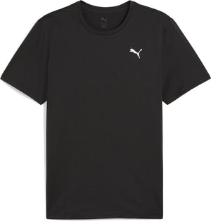 Puma m tad essentials solid cat tee (lc small cat) heren sportshirt - black