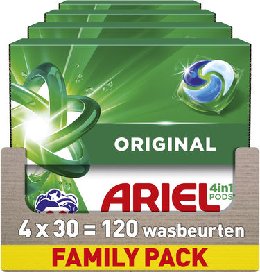 Ariel 4in1 wasmiddel pods original - 4 x 30 wasbeurten