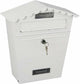 Edm brievenbus staal wit classic (29,5 x 10,5 x 35,5 cm)