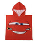 Cerdá life's little moments cars disney badponcho - 55 x 110 cm. - sneldrogend - lightning mcqueen - handdoek poncho
