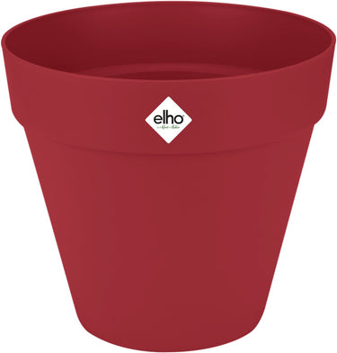 Elho loft urban rond 30 - bloempot voor buiten - ø 28.5 x h 26.0 cm - theater rood