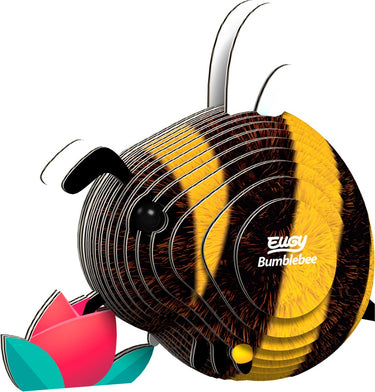 Eugy 3d puzzel - hommel - insecten - duurzaam - verzamel ze allemaal - 6 jaar