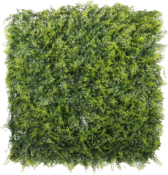 Nature - wandtegel met kunstvegetatie varen - 1 x 1m - decoratief