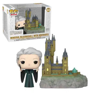 Funko harry potter minerva mcgonagall with hogwarts (pop! town) vinyl figuur nr. 33 unisex pop! town - neutraal - standard