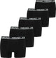 Head 5-pak heren boxershorts - zwart - multipack heren onderbroeken katoen - l