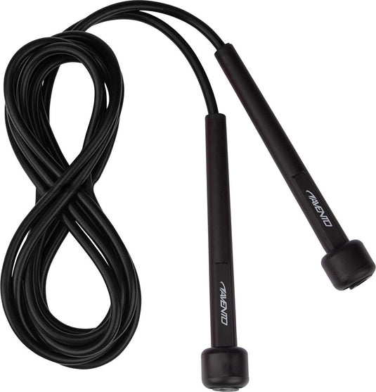 Avento springtouw basic - slim grip - zwart