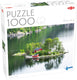 Tactic scandinavian cottage – puzzel – 1000 stukjes – rustig scandinavisch eilandlandschap – rode houten huisjes aan het water – hoogwaardige scandinavische kwaliteit