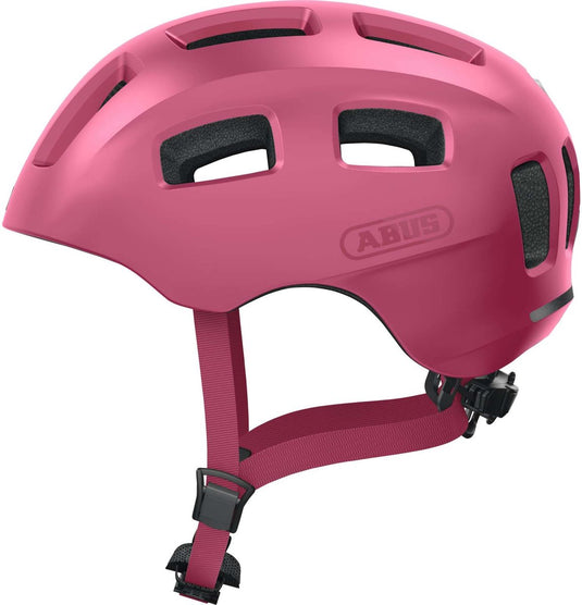 Abus fietshelm youn-i 2.0 mono red s - 48-54 cm - rood - geschikt voor gebruik op elektrische fietsen - stadsfietsen - 240 g