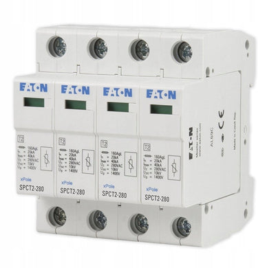 Eaton 167596 spct2-280 4 overspanningsveilige afleider overspanningsbeveiliging voor: verdeelkast 20 ka 1 stuk(s)
