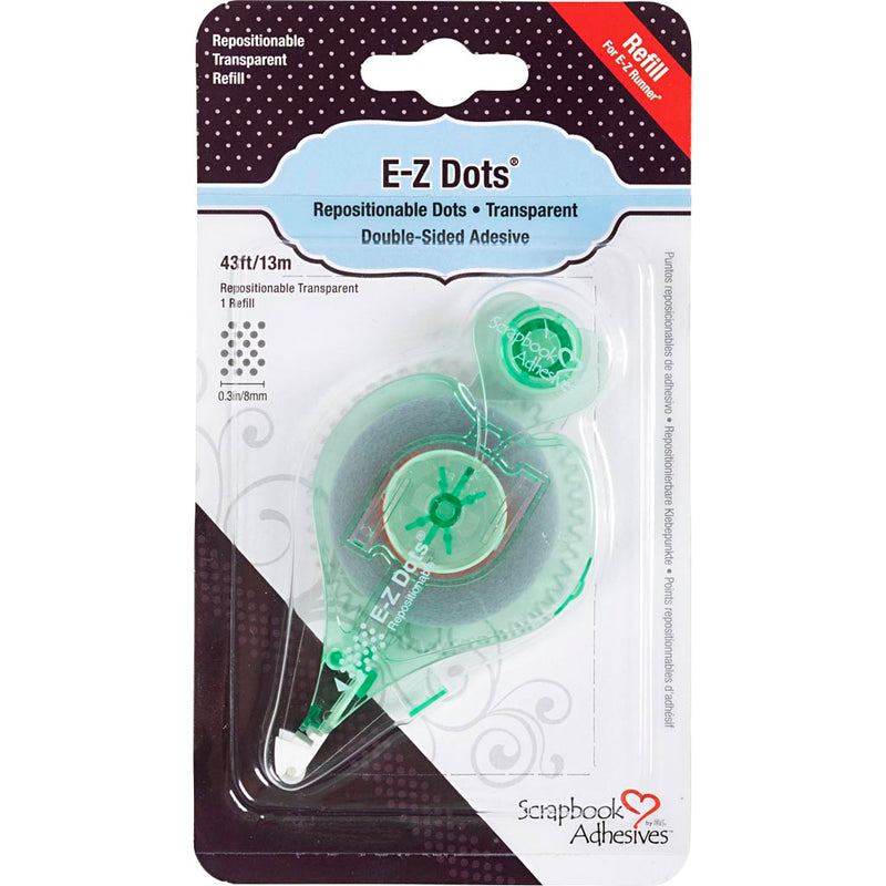 Afbeelding laden in galerijviewer, Https: www.cchobby.nl e-z-runnerr-navulling-dots-non-permanent-b-8-mm-13-m-1-rol
