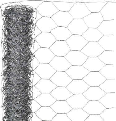 Nature - verzinkt staal gaas - 5 x 1,5m - grijs - 13mm mazen