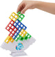 Eddy toys balansspel 38 delig - balance game met wiebelende basis - inclusief 16 blokken en 22 commandokaarten - evenwichtsspel voor meerdere spelers - gezelschapsspel - item 00861