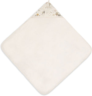 Jollein badcape baby - 100% badstof katoen - 75x75 cm - tiny park