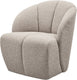 Woood mojo draaifauteuil - bouclé - beige melange - 75x68x77