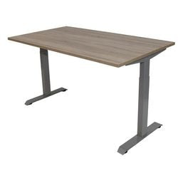 Bureau euroseats bruin, grijs eiken metaal