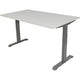 Bureau euroseats grijs, wit metaal