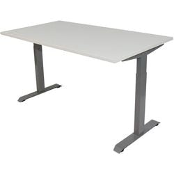Bureau euroseats grijs, wit metaal