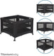 Titanium baby titaniumbaby opvouwbare box smart mason met verhoger 100x100 cm black inclusief draagtas
