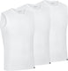 Gripgrab - ultralight 3pack mesh mouwloos base layer zomer fiets ondershirt polygiene zweethemd - wit - heren - maat xxl