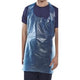 Schort bbrand wegwerp blauw 1000 stuks