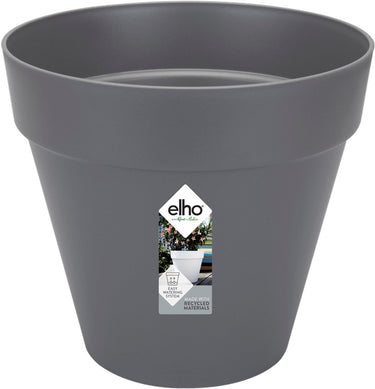 Elho loft urban rond 25 - bloempot voor buiten - ø 24.5 x h 22.0 cm - antraciet