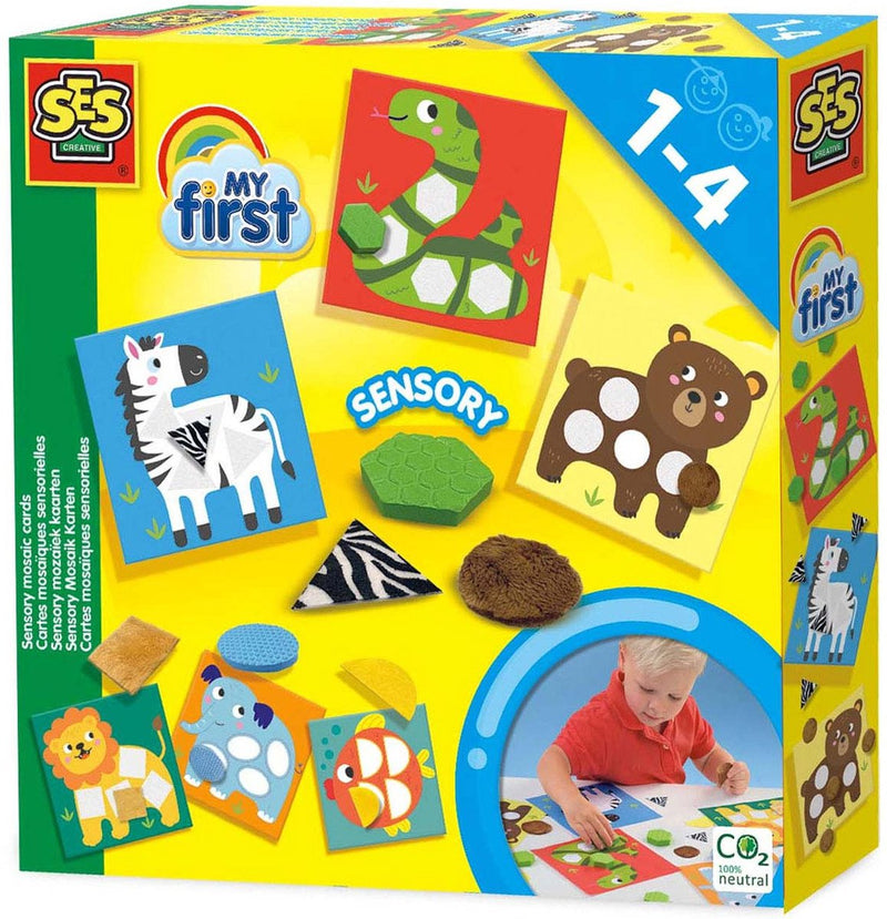 Afbeelding laden in galerijviewer, Ses creative ses my first - sensory mozaïek kaarten
