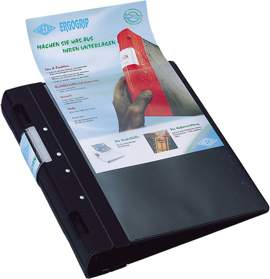 Wedo ergogrip presentatie-ordner, 56 mm, zwart