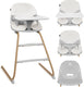 Lionelo dalia 2-in-1 kinderstoel – meegroeistoel 6 mnd tot 60 kg – lichtgewicht 3,5 kg – stabiel frame – 5-puntsgordel – afneembare dienblad (vaatwasserbestendig) – 2 voetsteunen – ergonomische zit – draaggreep – eenvoudig schoon te maken