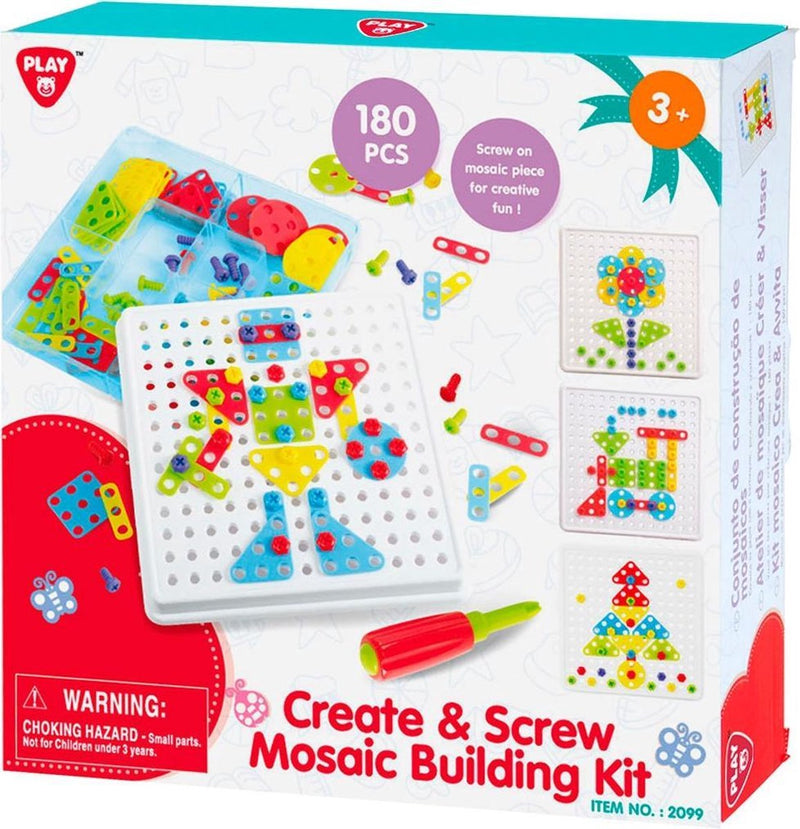 Afbeelding laden in galerijviewer, Playgo constructieset mozaïek - 180dlg.
