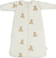 Jollein - baby winterslaapzak met afritsbare mouw (teddy bear) - katoen - winterslaapzakje baby, babyslaapzak - 110cm