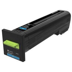 Tonercartrige lexmark cs820 72k2xce cyaan