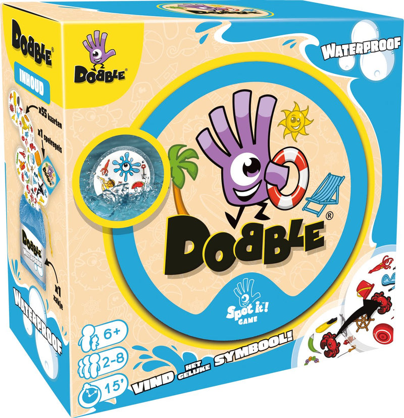 Afbeelding laden in galerijviewer, Zygomatic board game studio dobble waterproof - kaartspel - waterbestendig - vakantie strand
