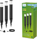Philips led philips gardenlink purex 24v sokkellamp met spies - zwart - set van 3
