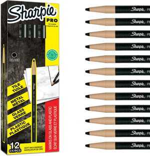 Sharpie verwijderbare porseleinmarkers | fijne punt | zwart | 12 stuks