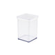 Rotho loft voedselbewaardozen - met witte siliconenafdichtring - 1 liter - transparant